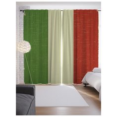 Портьеры JoyArty Ретро-флаг Италии на ленте 265 см (p-15828012)