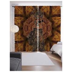 Портьеры JoyArty Танец обворожения на ленте 265 см (p-7370)