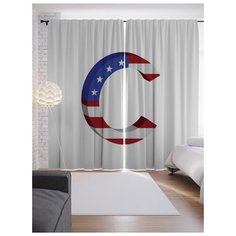 Портьеры JoyArty Американская c на ленте 265 см (p-4531c)