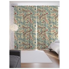 Портьеры JoyArty Полет бабочек на ленте 265 см (p-35196)