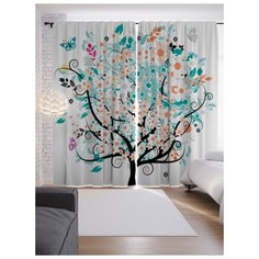 Портьеры JoyArty Энергия природы на ленте 265 см (p-2690)