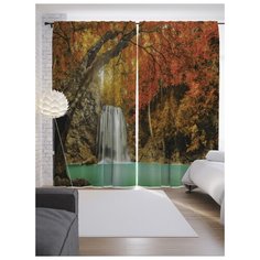 Портьеры JoyArty Найденный водопад на ленте 265 см (p-19627)