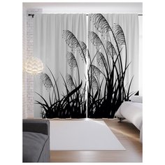 Портьеры JoyArty За высокой травой на ленте 265 см (p-18091)