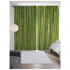 Портьеры JoyArty Бамбуковый секрет на ленте 265 см (p-8661)