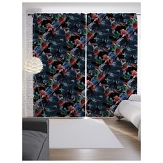 Портьеры JoyArty Ароматная поверхность на ленте 265 см (p-8078)