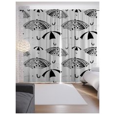 Портьеры JoyArty Дикие зонты на ленте 265 см (p-21361)