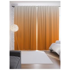 Портьеры JoyArty Рассветный градиент на ленте 265 см (p-23532)