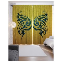 Портьеры JoyArty Одеяние бабочки на ленте 265 см (p-22180)