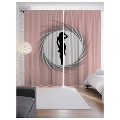 Портьеры JoyArty Секретный агент на ленте 265 см (p-23802)