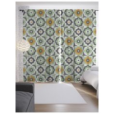 Портьеры JoyArty Классический орнамент на ленте 265 см (p-16814)