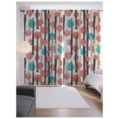 Портьеры JoyArty Абстракция на ленте 265 см (p-48318)