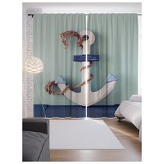 Портьеры JoyArty Канат на якоре на ленте 265 см (p-7081)