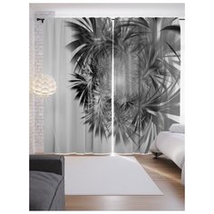 Портьеры JoyArty Вихревый цветок на ленте 265 см (p-21581)