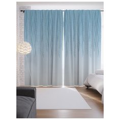 Портьеры JoyArty Небесные лианы на ленте 265 см (p-23410)