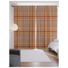 Портьеры JoyArty Классическое пересечение на ленте 265 см (p-31115)