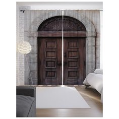 Портьеры JoyArty Классическая дверца на ленте 265 см (p-16405)