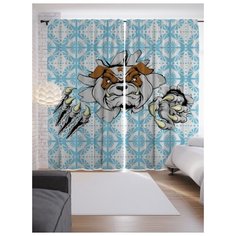 Портьеры JoyArty Морская поэзия на ленте 265 см (p-7433)