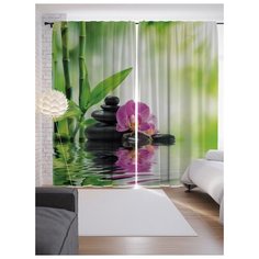 Портьеры JoyArty Тайские радости на ленте 265 см (p-2399)