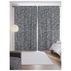 Портьеры JoyArty Снежные помехи на ленте 265 см (p-5290)