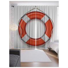 Портьеры JoyArty Морская необходимость на ленте 265 см (p-2788)