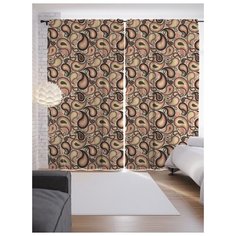 Портьеры JoyArty Лепесточная атмосфера на ленте 265 см (p-21947)