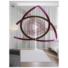 Портьеры JoyArty Галактические тоннели на ленте 265 см (p-16989)