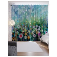 Портьеры JoyArty Одуванчиковый снег на ленте 265 см (p-21134)