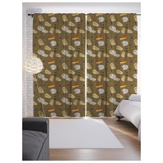 Портьеры JoyArty Четыре сыра на ленте 265 см (p-79800V3)