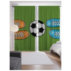 Портьеры JoyArty Кто первый на ленте 265 см (p-61188160)