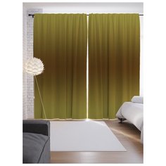 Портьеры JoyArty Затемнение золота на ленте 265 см (p-23570)