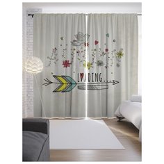 Портьеры JoyArty Стрела загрузки на ленте 265 см (p-16016)