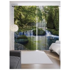 Портьеры JoyArty Волшебство водопада на ленте 265 см (p-8947)