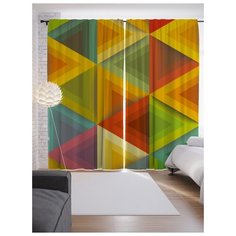 Портьеры JoyArty Хануман с мандалой на ленте 265 см (p-28194)