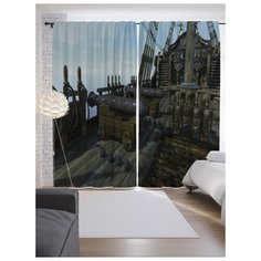 Портьеры JoyArty Корабельные пушки на ленте 265 см (p-19455)