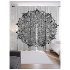 Портьеры JoyArty Сложность судьбы на ленте 265 см (p-21198)