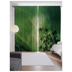 Портьеры JoyArty Лесное волшебство на ленте 265 см (p-21524)