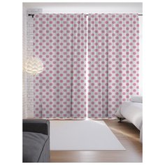 Портьеры JoyArty Классическая симпатия на ленте 265 см (p-7349)