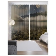 Портьеры JoyArty Каменистое дно на ленте 265 см (p-19659)