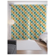 Портьеры JoyArty Звездное мигание на ленте 265 см (p-23301)