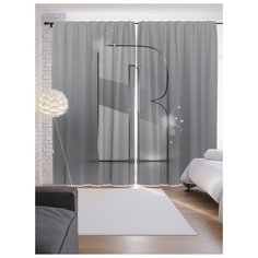 Портьеры JoyArty Сверкающая r на ленте 265 см (p-4522r)