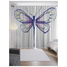 Портьеры JoyArty Хрустальная стрекоза на ленте 265 см (p-18363)