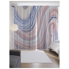 Портьеры JoyArty Абстракция на ленте 265 см (p-18907)