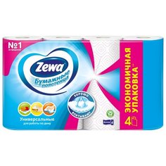 Полотенца бумажные Zewa Декор двухслойные