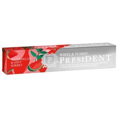 Зубная паста PresiDENT White&Yummy Арбузно-мятный сорбет, 75 г