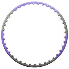 Массажный обруч BRADEX С 40 массажными шариками SF0265 фиолетовый/серый