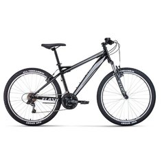 Горный (MTB) велосипед FORWARD Flash 26 1.0 (2020) черный/серый 19" (требует финальной сборки)
