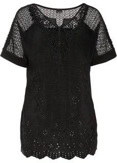 Кружевная футболка Bonprix