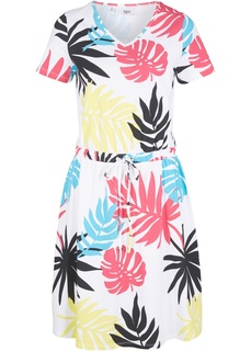 Платье с пальмовыми листьями Bonprix