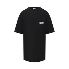Хлопковая футболка Vetements