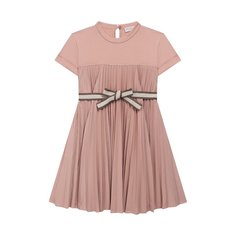 Хлопковое платье с поясом Brunello Cucinelli